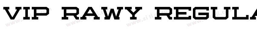 VIP Rawy Regular字体转换